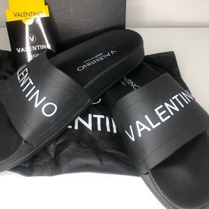 Valentino Black slides